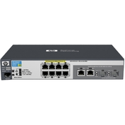 J9137A - HP ProCurve E2520-8-PoE - 8 x 10/100TX PoE, 2 Dual Personality Ports (10/100/1000T or SFP) - HP Networking