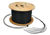 Pre Terminated Corrugated Steel Tape Armoured 50/125 OM4 Multimode Fibre Cable - Corrugated Steel Tape Armoured