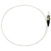 1m 900µm Multimode LSZH Fibre Optic Pigtail, 50/125 OM4, ST, White - OM4 50/125 Fibre Pigtails