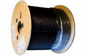 External Grade Category 6 Solid UTP PE Cable, Black, 500m - External Solid Cat5e & Cat6 Cable
