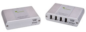 Icron USB 2.0 Ranger® 2244 Four Port Single Mode Fibre 10Km Extender - USB Extenders, USB 2.0
