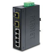 IGS-620TF - Planet Industrial 4-Port 10/100/1000T + 2-Port 100/1000X SFP Ethernet Switch (-40 to 75 degrees C) - Industrial Ethernet Switches