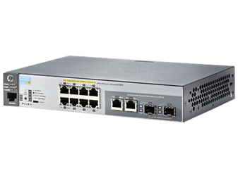 J9774A - HP 2530-8G-PoE+ Switch - 8 x 10/100/1000T PoE+ ports, 4 SFP Slots, managed Layer 2      
