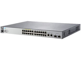 J9779A - HP 2530-24-PoE+ Switch - 24 x 10/100T PoE ports, 2 SFP Slots & 2 x 10/100/1000T RJ45 ports, managed Layer 2 