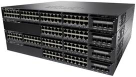 WS-C3650-48TS-S - Cisco Catalyst Switch 48 x 10/100/1000 ports, 4 x SFP slots, IP Base Image 