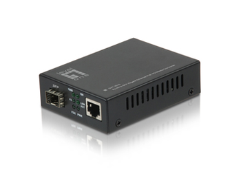 GVT-2010 - 10/100/1000BASE-T to 1000BASE-X PoE PD SFP Converter 