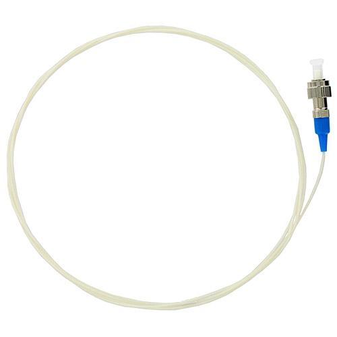 1m 900µm Single Mode LSZH Fibre Optic Pigtail, 9/125 OS2, FC, White 