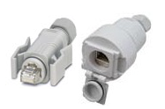 Deployable Cat5e Belden CatSnake 1305a Assembly, 1x IP67 RJ45 Plug & 1x IP67 Trailing Socket 