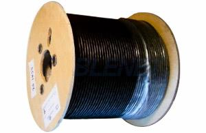 External Grade Category 6 Solid UTP PE Cable, Black, 500m 