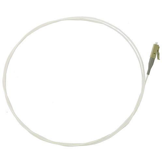 1m 900µm Single Mode LSZH Fibre Optic Pigtail, 9/125 OS2, LC, White 