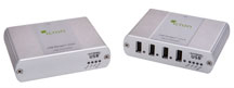 Icron USB 2.0 Ranger® 2244 Four Port Single Mode Fibre 10Km Extender 