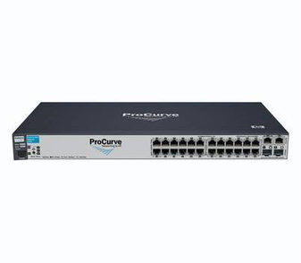 J9625A - HP ProCurve E2620-24 PWR, 24 x 10/100TX PoE, 2 Dual Personality Ports (10/100/1000T or SFP) 