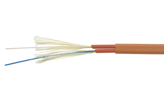 Ruggedised Multimode, OM2 50/125, LSZH, Fibre Patch Lead, Orange 