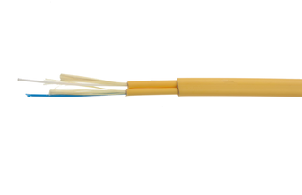 Ruggedised Single Mode, OS2 09/125, LSZH, Fibre Patch Lead, Yellow 