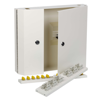 SC Single Mode, Duplex, Wall Box, Double Door Lockable 